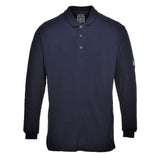 Portwest FR10 Modaflame Knit FR Long Sleeve Polo Shirt