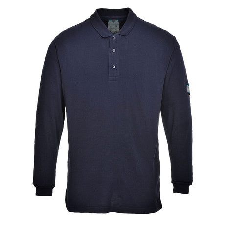 Portwest FR10 Modaflame Knit FR Long Sleeve Polo Shirt