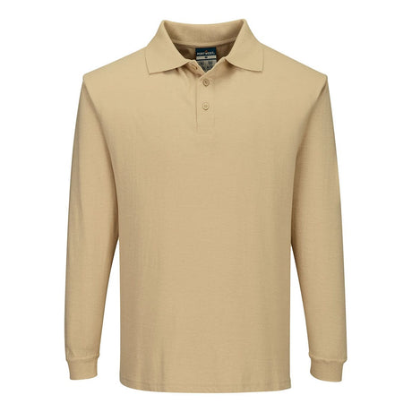 Portwest FR10 Modaflame Knit FR Long Sleeve Polo Shirt