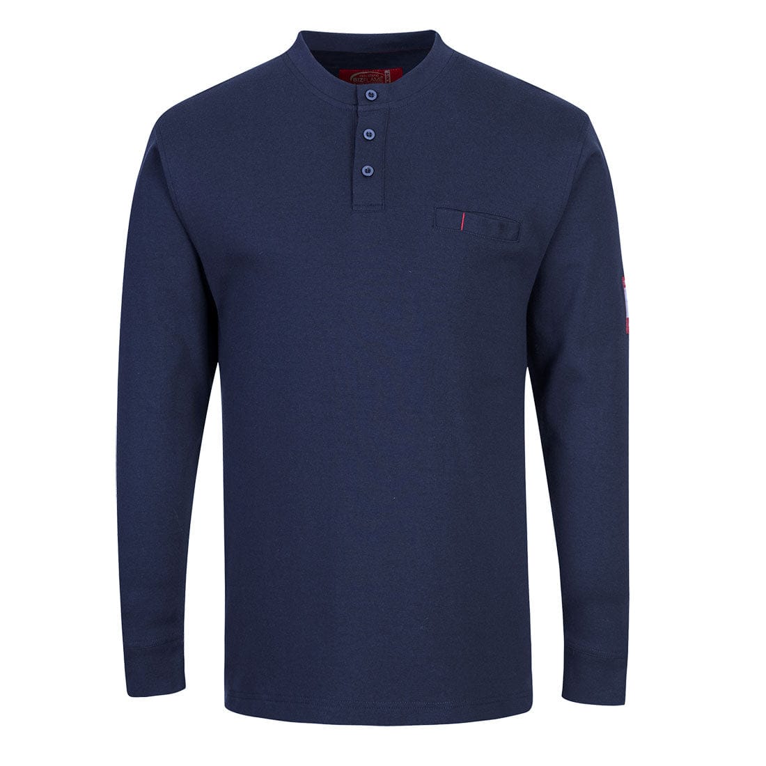 Portwest FR32 Bizflame Knit FR Long Sleeve Henley