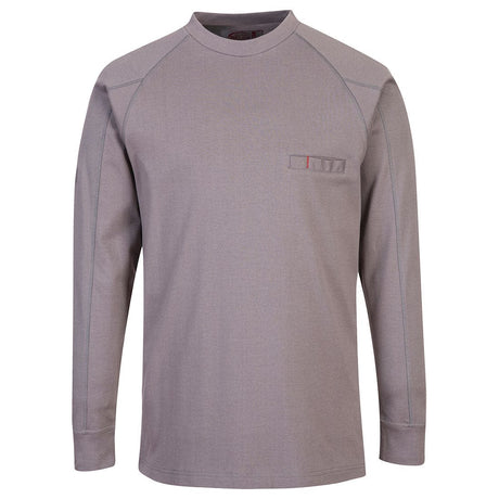 Portwest FR33 Bizflame Knit FR Long Sleeve T-Shirt