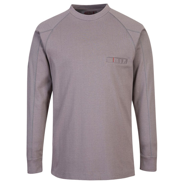 Portwest FR33 Bizflame Knit FR Long Sleeve T-Shirt