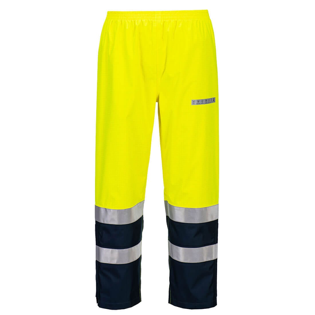 Portwest FR410 Waterproof Bizflame Rain+ Hi-Vis Multi-Norm Contrast FR Trousers