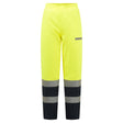 Portwest FR434 Waterproof Bizflame Rain+ Hi-Vis Multi-Norm Contrast FR Winter Trousers