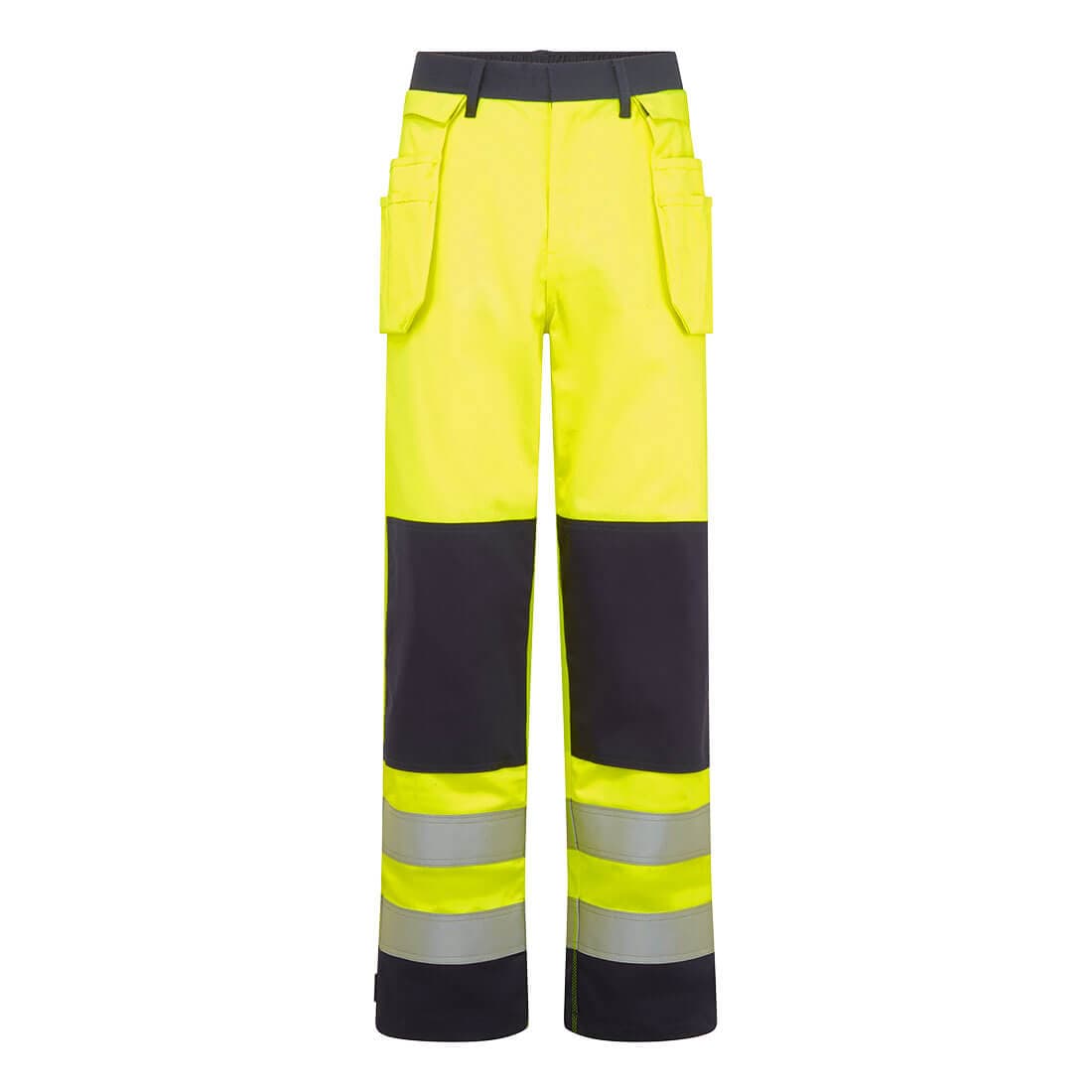 Portwest FR440 Bizflame Work Hi-Vis Contrast FR Holster Trousers