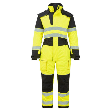 Portwest FR516 Waterproof PW3 Modaflame Rain+ Hi-Vis Multi-Norm FR Winter Coverall