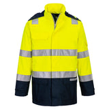Portwest FR605 Waterproof Bizflame Rain+ Hi-Vis Multi-Norm Contrast FR Jacket