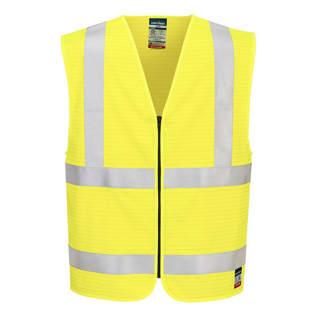 Portwest FR615 Bizflame Hi-Vis FR Zip Vest
