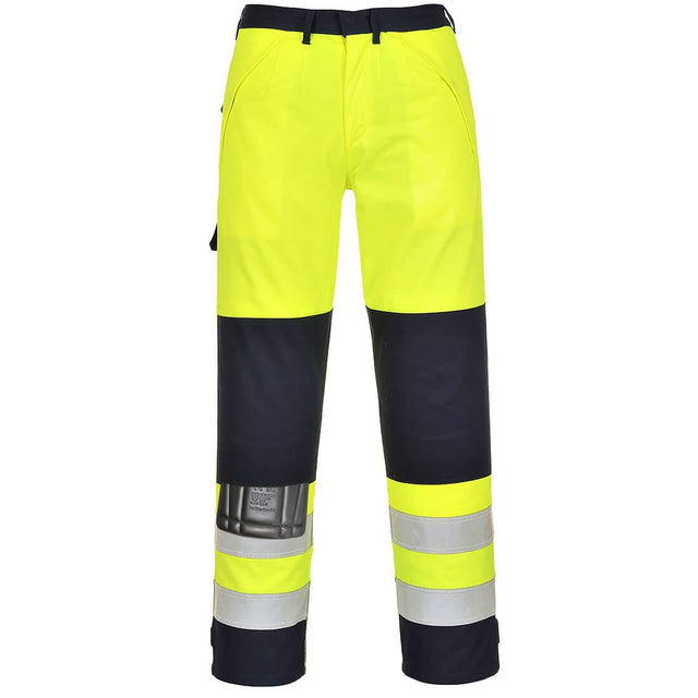Portwest FR62 Bizflame Work Hi-Vis Multi-Norm Contrast FR Trousers