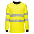 Portwest FR701 PW3 Modaflame Knit Hi-Vis FR Long Sleeve T-Shirt