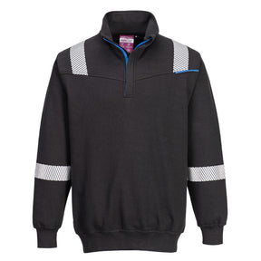 Portwest FR710 WX3 Modaflame Knit FR 1/4 Zip Sweatshirt