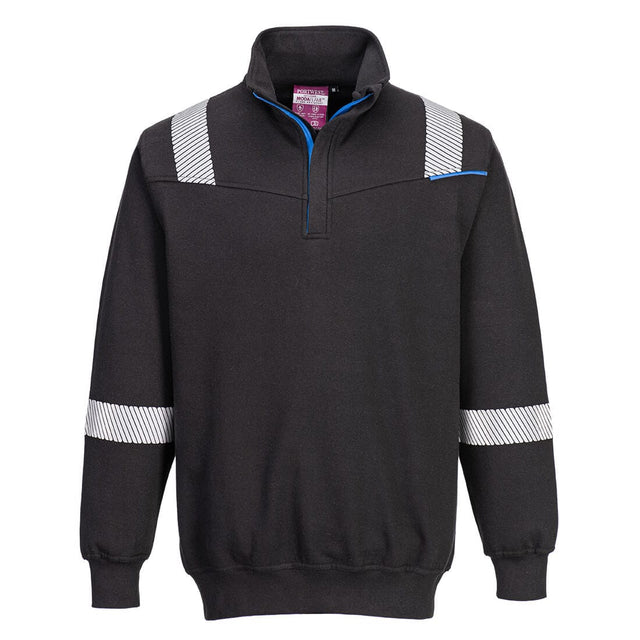Portwest FR710 WX3 Modaflame Knit FR 1/4 Zip Sweatshirt