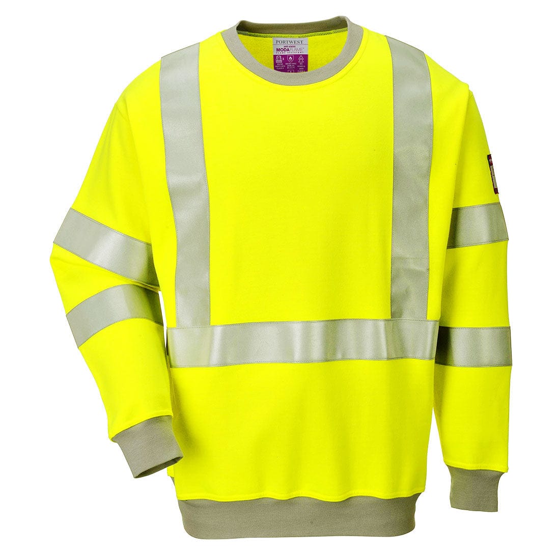 Portwest FR72 Modaflame Knit Hi-Vis FR Sweatshirt
