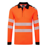 Portwest FR734 PW3 Modaflame Knit HVO FR Long Sleeve Polo Shirt