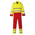 Portwest FR90 Bizflame Work Hi-Vis Contrast FR Coverall