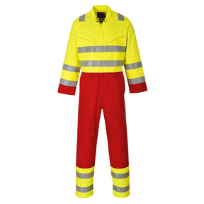 Portwest FR90 Bizflame Work Hi-Vis Contrast FR Coverall