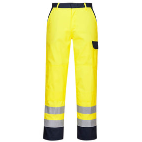 Portwest FR92 Bizflame Work Hi-Vis Contrast FR Trousers