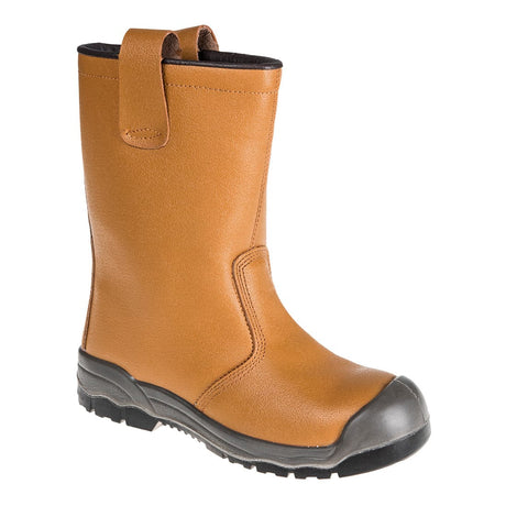 Portwest FW13 Steel Action Leather Rigger Boot S1P SR