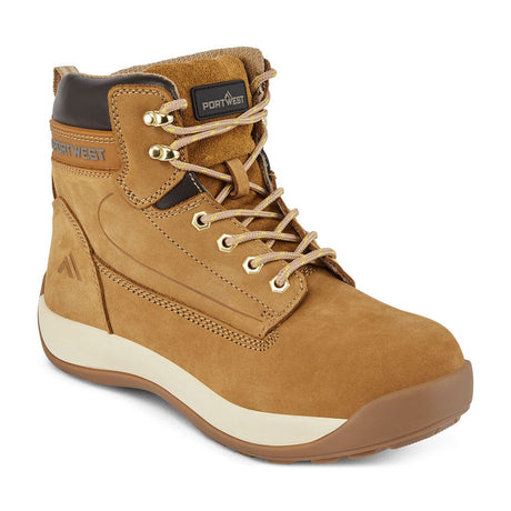 Portwest FW32 Steel Nubuck Leather Mid Boot S3 HRO