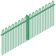 Vertical Bar Metal Fence Railings