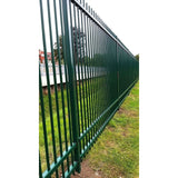 Flexarail-cld-vertical-bar-railings-bowtop-rospa-play-safe-bs17229-perimeter-security-playgrounds-schools-fencing-self-raking-child-safe-durable-custom-colour-high-spearhead-finial-safety-play-area-residential-powder-coated
