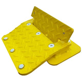 Flow-plates-HGV-one-way-system-vehicle-road-safety-enforcement-heavy-goods-flow-control-traffic-solutions-directional-yellow-ground-submerged-outdoor-ragged-heavy-duty-durable