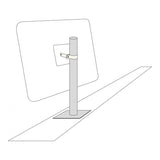 Galvanised Steel Wall Post
