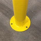 galvanised-steel-bollards-durable-corrosion-rust-resistant-outdoor-high-quality-weather-proof-heavy-duty-security-post-traffic-control-parking-aid-car-park-residential-city-schools-airports-retail-industrial-construction-sites-pedestrian-zones-bike-lanes-crash-protection-yellow-powder-coated