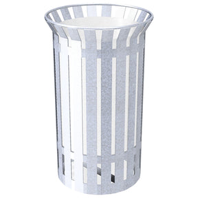 Heavy Duty Flared Top Steel Litter Bin
