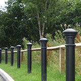 GFC7000-manchester-ornamental-galvanised-steel-bollard-ragged-flanged-removable-bolt-down-concrete-cast-in-decorative-outdoor-city-landscaping-parks-urban-architectural-safety-crash-protection-pedestrian-safety-vehicle-access-control-custom-colours-commercial-industrial-security-eyelets-hooks-chains