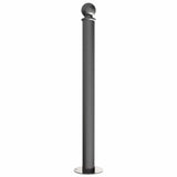 GFC2000-ornamental-galvanised-steel-bollard-ragged-flanged-removable-bolt-down-concrete-cast-in-decorative-outdoor-city-landscaping-parks-urban-architectural-safety-crash-protection-pedestrian-safety-vehicle-access-control-custom-colours-commercial-industrial-security-eyelets-hooks-chains