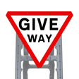 Reflective Quick Fit Sign Faces Chapter 8 Compliant The Red Book Road Sign High Visibility Traffic Safety Temporary Boards Custom Sign Frame RA1  HIP Class 2 RA2 Prismatic GRP Plastic Substrate Composite Dibond 