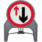 Give Way to Oncoming Traffic 750mm Q-Sign 615