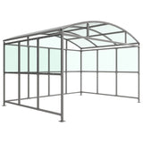 glendale-open-fronted-modular-smoking-shelter-outdoor-area-cigarette-smoke-waterproof-weather-resistant-public-spaces-university-bars-resteraunts-free-standing-galvanised-mild-steel-heavy-duty-durable-commercial-receational-PETG-curved-roof