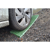 GRP-waffle-boards-blue-diamond-off-road-recovery-vehicle-ground-protection-fibreglass-lightweight-chemical-rust-corrosion-resistant-gritted-snow-ice-emergency-military-durable-trucks
