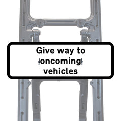 Oncoming Vehicles Quick Fit Supplementary Plate Diagram