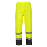 Portwest H444 Waterproof Hi-Vis Contrast Classic Rain Trousers