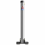 Hinged-folding-parking-post-with-integrated-locks-keys-secure-car-park-apartment-blocks-cities-anti-theft-heavy-duty-stainless-galvanised-powder-coated-steel-yellow-black-security-durable-vehicle-car-bollard-safety-schools-commercial-residential