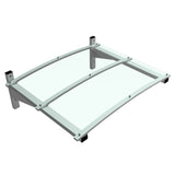 Durable aluminium frame of the Haxby Canopy with PETG clear roof