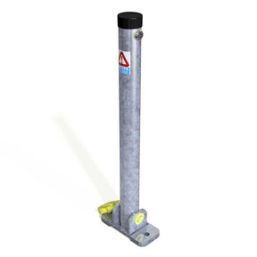 Folding parking post