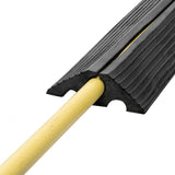 Hose-ramp-drive-over-1-channel-roll-out-10-metre-cable-protector-heavy-duty-vehicle-rubber-industrial-portable-cord-floor-wire-cover-management-hider-shield-outdoor-durable-compact-protection
