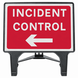 Incident Control Left 1050x750mm Q-Sign