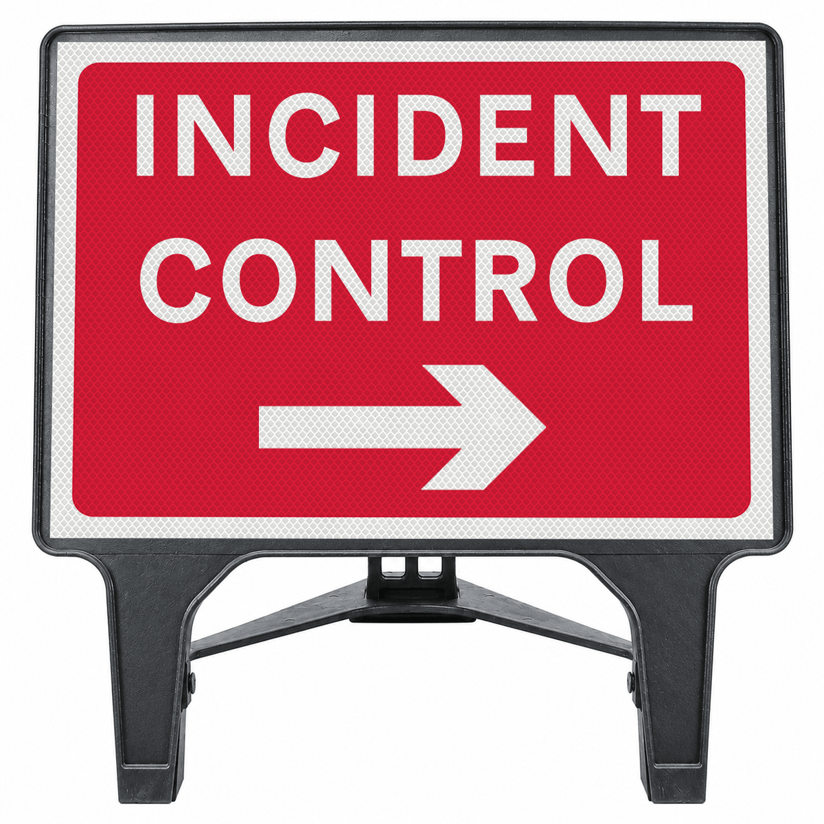 Incident Control Right 1050x750mm Q-Sign