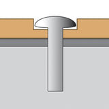 Anti-Vandal Stainless Steel Mirror 