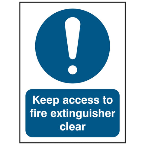 keep-access-to-fire-extinguisher-clear-door-sign-safety-extinguisher-signage-fire-evacuation-escape-hazard-identify-locate-instruct-alarm-prevention-regulations-compliance-gear-self-adhesive-rigid-PVC-foam-high-impact-polystyrene-photoluminescent-polycarbonate