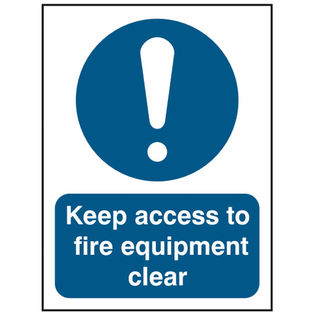 keep-access-to-fire-equipment-clear-door-sign-safety-extinguisher-signage-fire-evacuation-escape-hazard-identify-locate-instruct-alarm-prevention-regulations-compliance-gear-self-adhesive-rigid-PVC-foam-high-impact-polystyrene-photoluminescent-polycarbonate