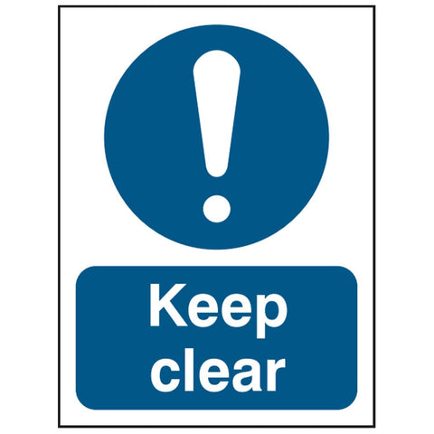 keep-clear-door-sign-safety-extinguisher-signage-fire-evacuation-escape-hazard-identify-locate-instruct-alarm-prevention-regulations-compliance-gear-self-adhesive-rigid-PVC-foam-high-impact-polystyrene-photoluminescent-polycarbonate