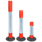 kingpin-cylinder-delineator-post-self-righting-melba-swintex-traffic-control-flexible-vehicle-impact-guidance-safety-reflective-highway-uv-resistant-plastic-bollard-pedestrian-starlux-bolt-down-bitumin-pad-adhesive-durable-heavy-duty
