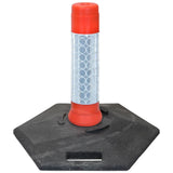 kingpin-cylinder-defiance-base-delineator-post-self-righting-melba-swintex-traffic-control-flexible-vehicle-impact-guidance-safety-reflective-highway-uv-resistant-plastic-bollard-pedestrian-starlux-bolt-down-bitumin-pad-adhesive-durable-heavy-duty
