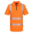 Portwest KX302 KX3 Sport Hi-Vis Zip Polo Shirt S/S